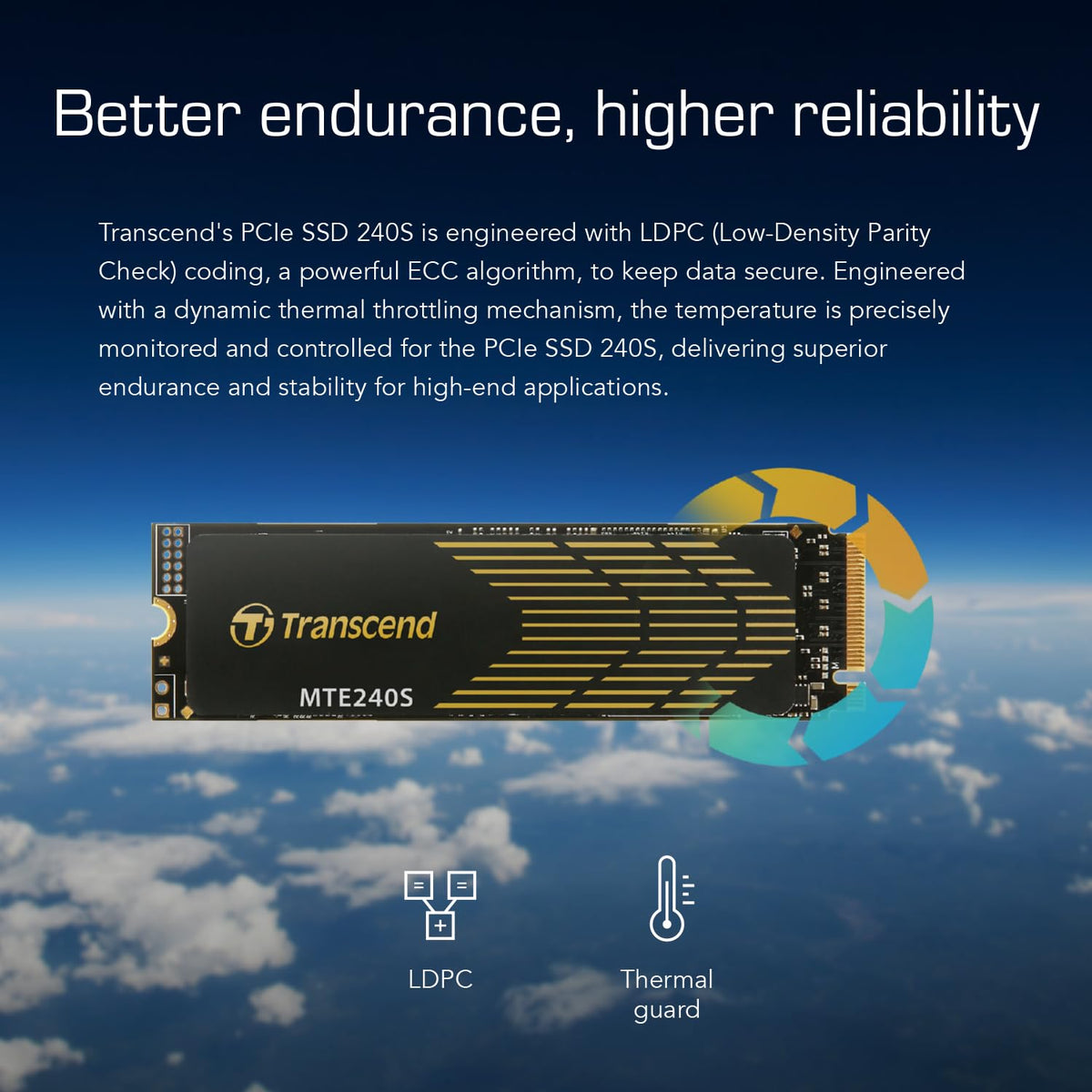 Transcend NVMe PCIe Gen4 x4 M.2 SSD Solid State Drive