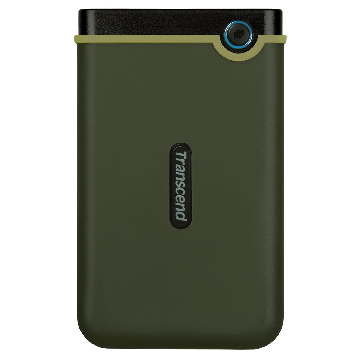Transcend StoreJet 25M3 Rugged Portable Hard Drive, Anti-Shock - Military Green / 1TB, Military Green / 2TB