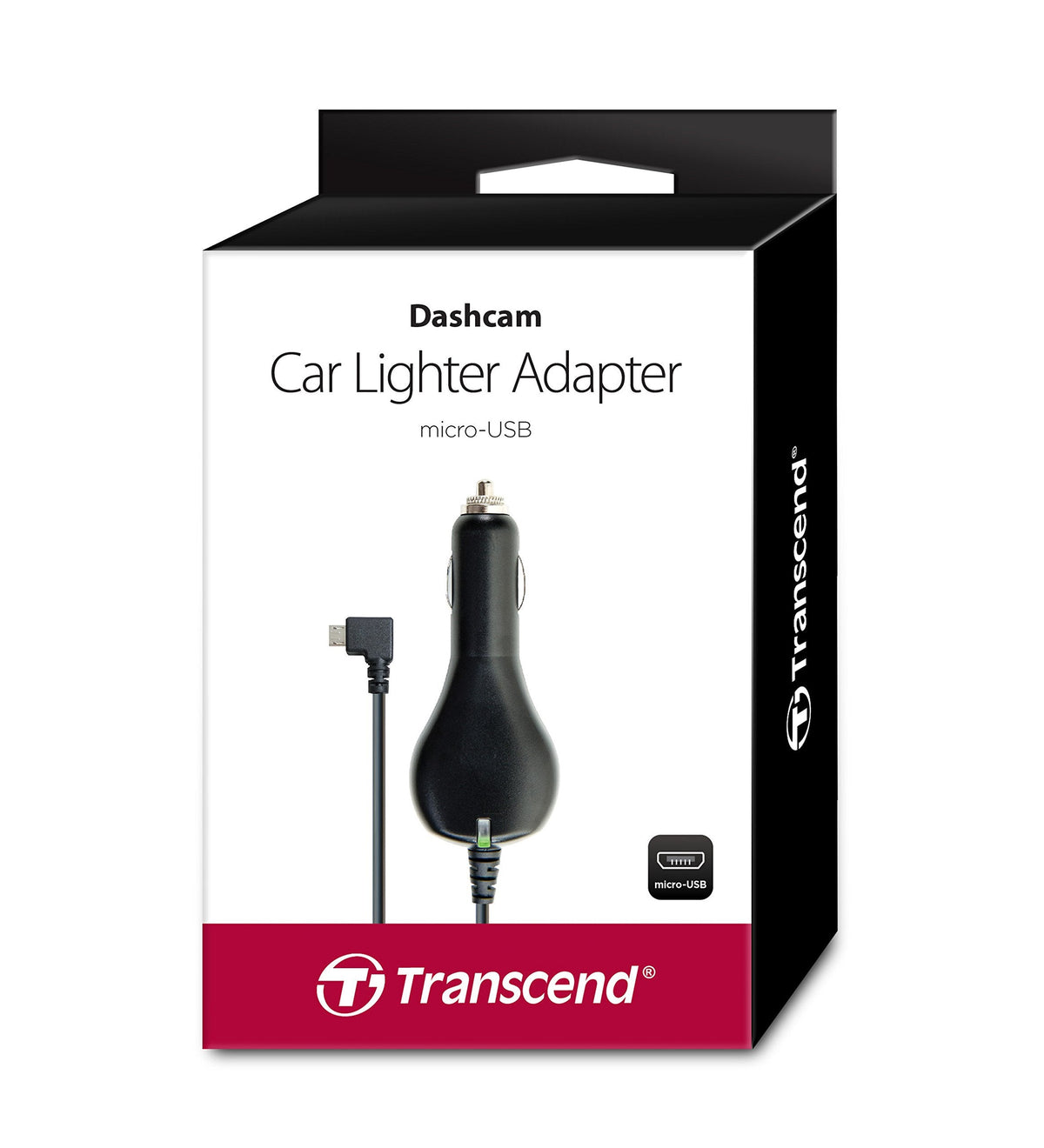 Transcend Micro USB Car Lighter Adapter for DrivePro Dash Cam