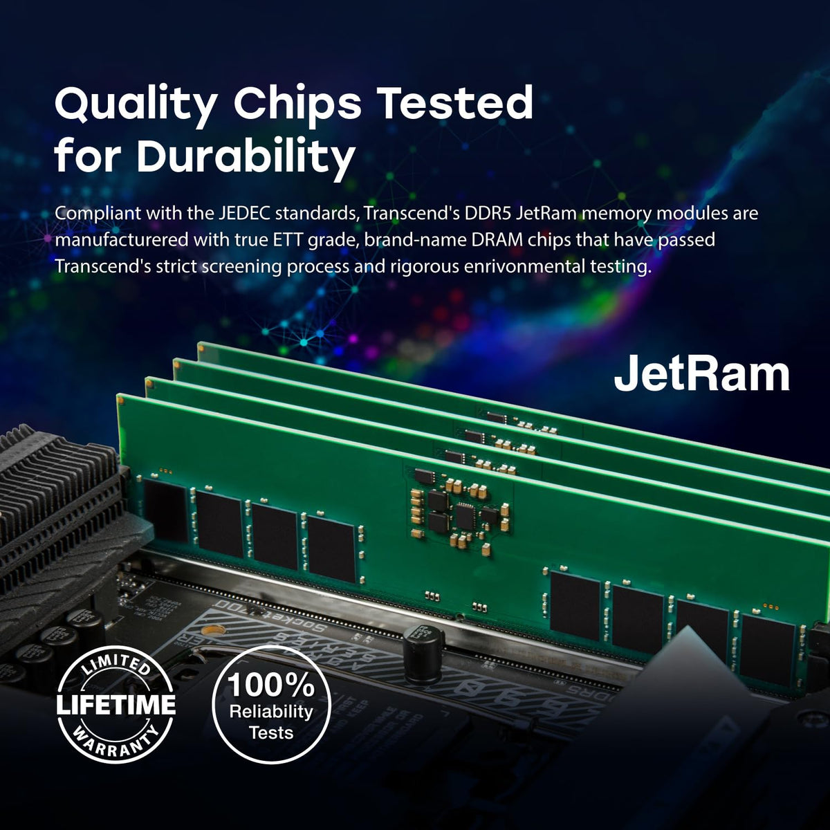 Transcend SO-DIMM Memory Module 8GB DDR5 4800MHz