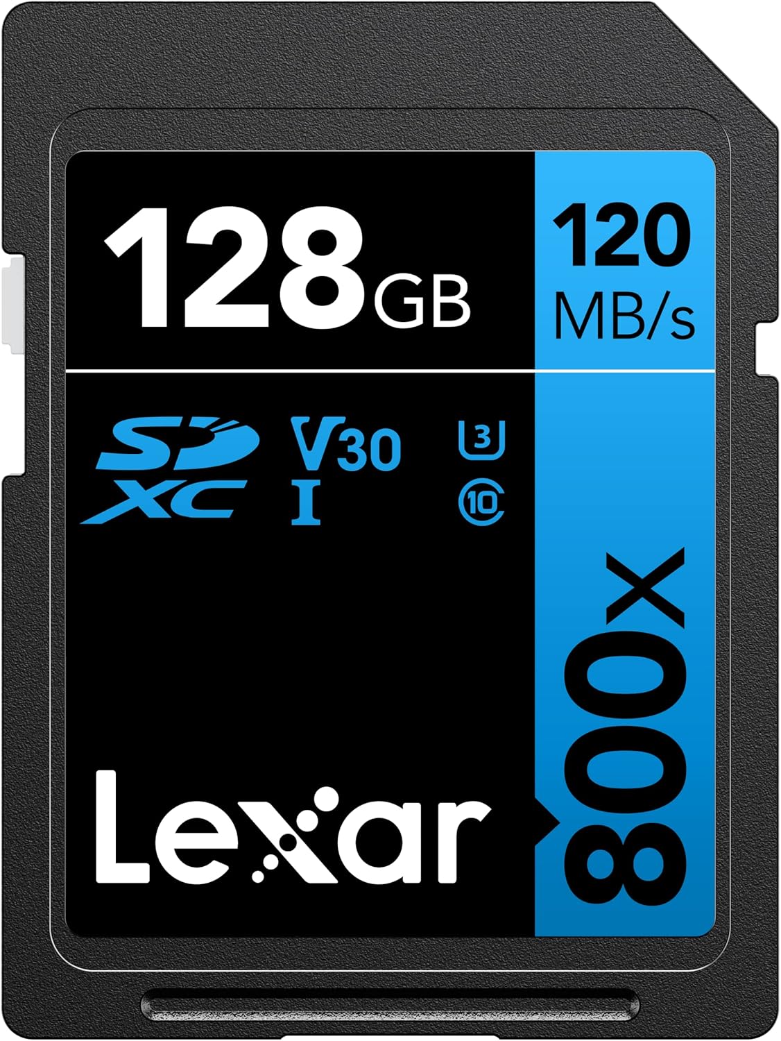 Lexar High-Performance 800x SDXC UHS-I Memory Card - 128GB