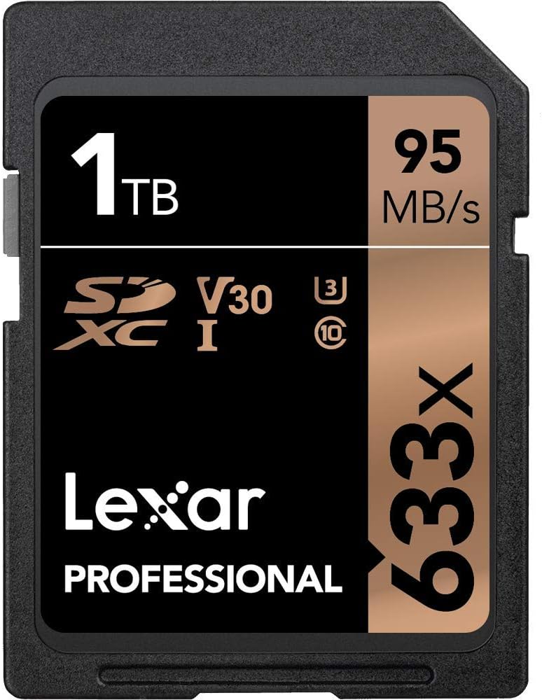 Lexar Professional 633x SDHC/SDXC UHS-I Memory Card 95MBPS - 1TB