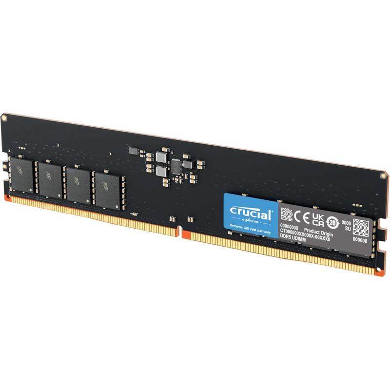 Crucial RAM DDR5 4800MHz CL40 Desktop Memory CT-48C40U5 - 32GB
