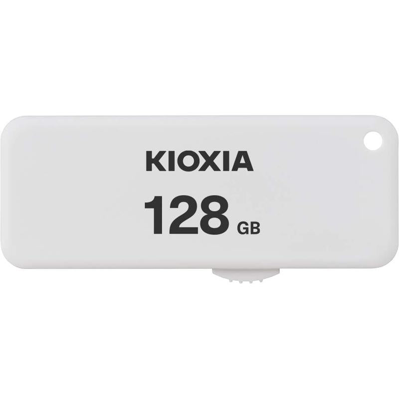 Kioxia U203 Slide TransMemory USB2.0 Flash Drive Portable Data Disk - 128GB (LU203W128GG4)