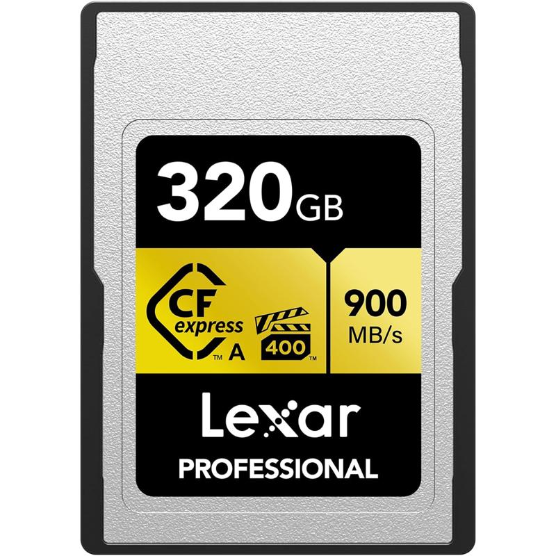 Lexar Professional CFexpress Type A Gold Series Memory Card - 320GB