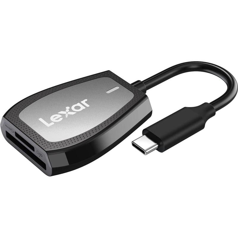 Lexar Professional USB 3.2 Type-C Dual-Slot Reader (LRW470U-RNHNG)