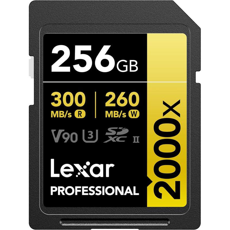 Lexar Professional 2000x SDHC UHS-II Card - 256GB (LSD2000256G-BNNNU)