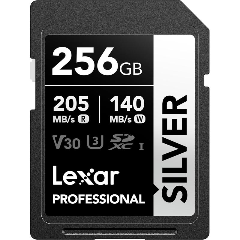 Lexar Professional Silver SD Card - 256GB