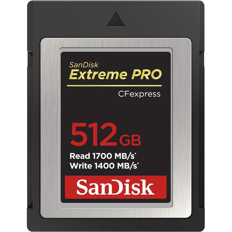 SanDisk Extreme PRO CF express Card Type B - 512GB