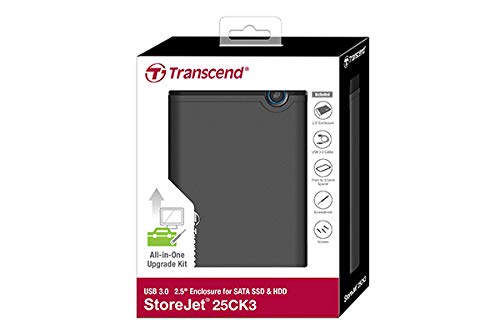 Transcend StoreJet 25CK3 2.5" Storage Enclosure for SATA SSD/HDD USB