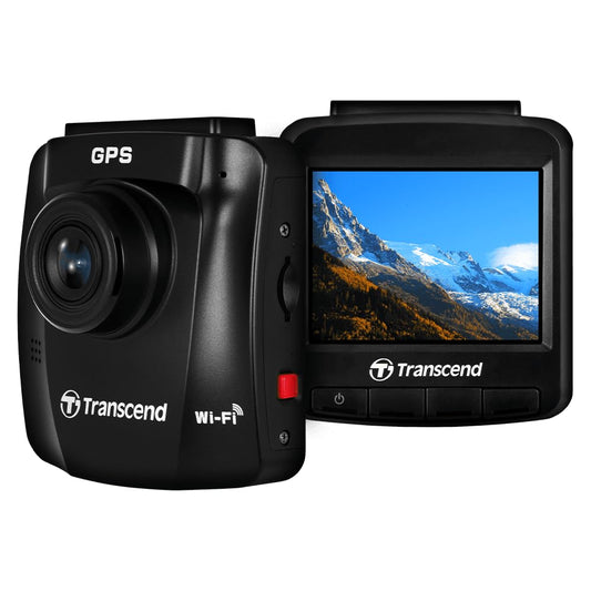 Transcend DrivePro 250 Dashcam 2K QHD 1440p with Wi-Fi and GPS