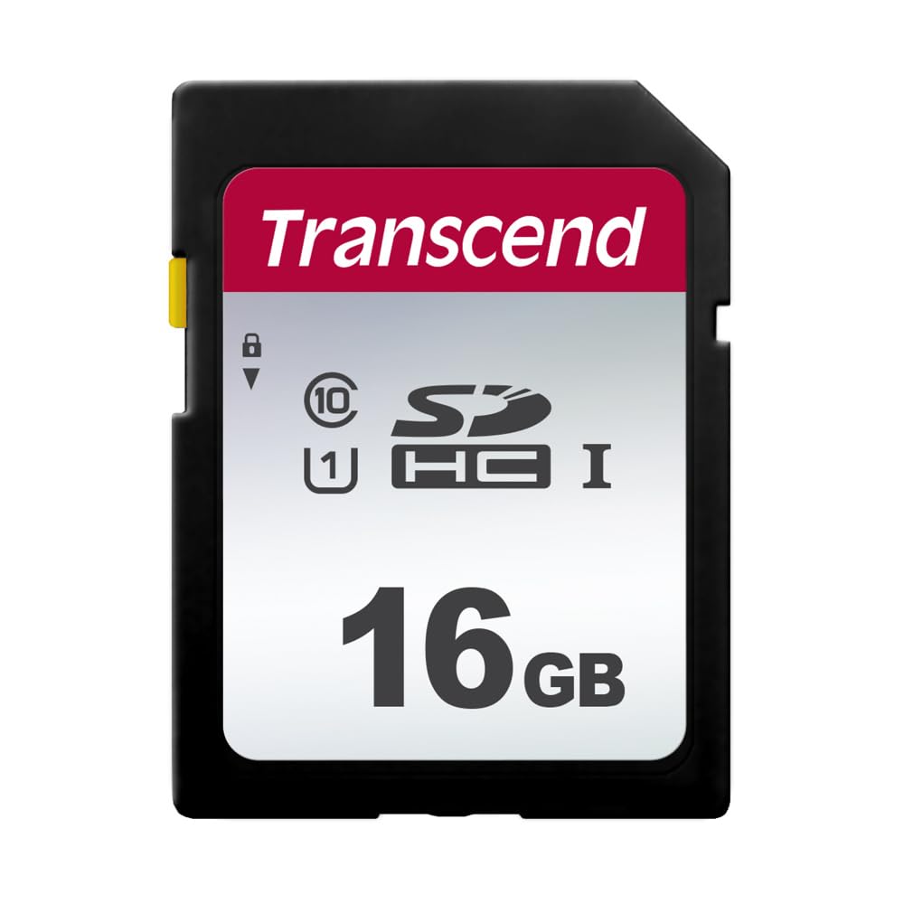 Transcend SDXC/SDHC 300S Memory Card UHS-I, 3D NAND - 16GB