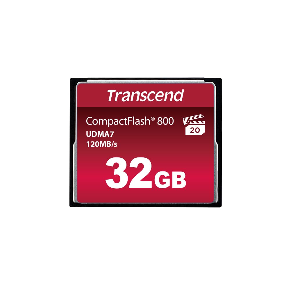 Transcend 800X Compact Flash Card - 32GB