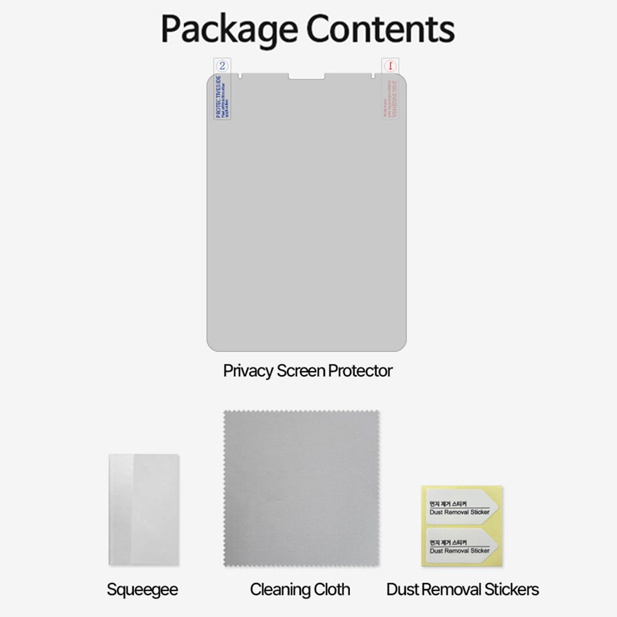 SVIEW 2way Privacy Screen Protector for iPad 10 (2018-2023)