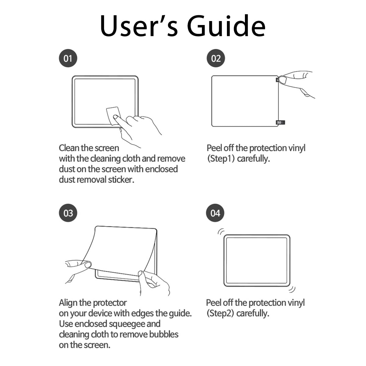 SVIEW Paper Screen Protector for iPad Air and Pro Gen.4-5 (2020-2023)