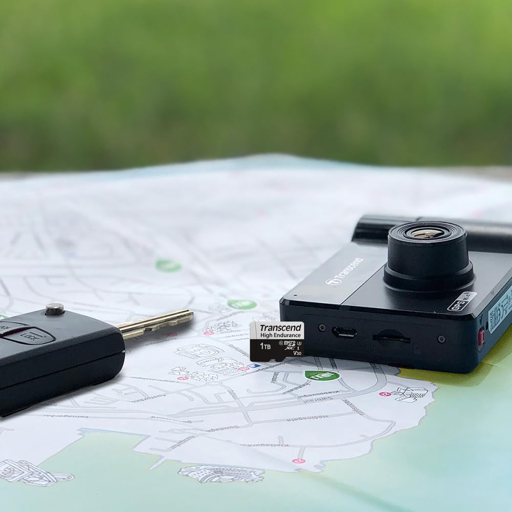 Transcend High Endurance 350V microSD Card for Dashcams and CCTV
