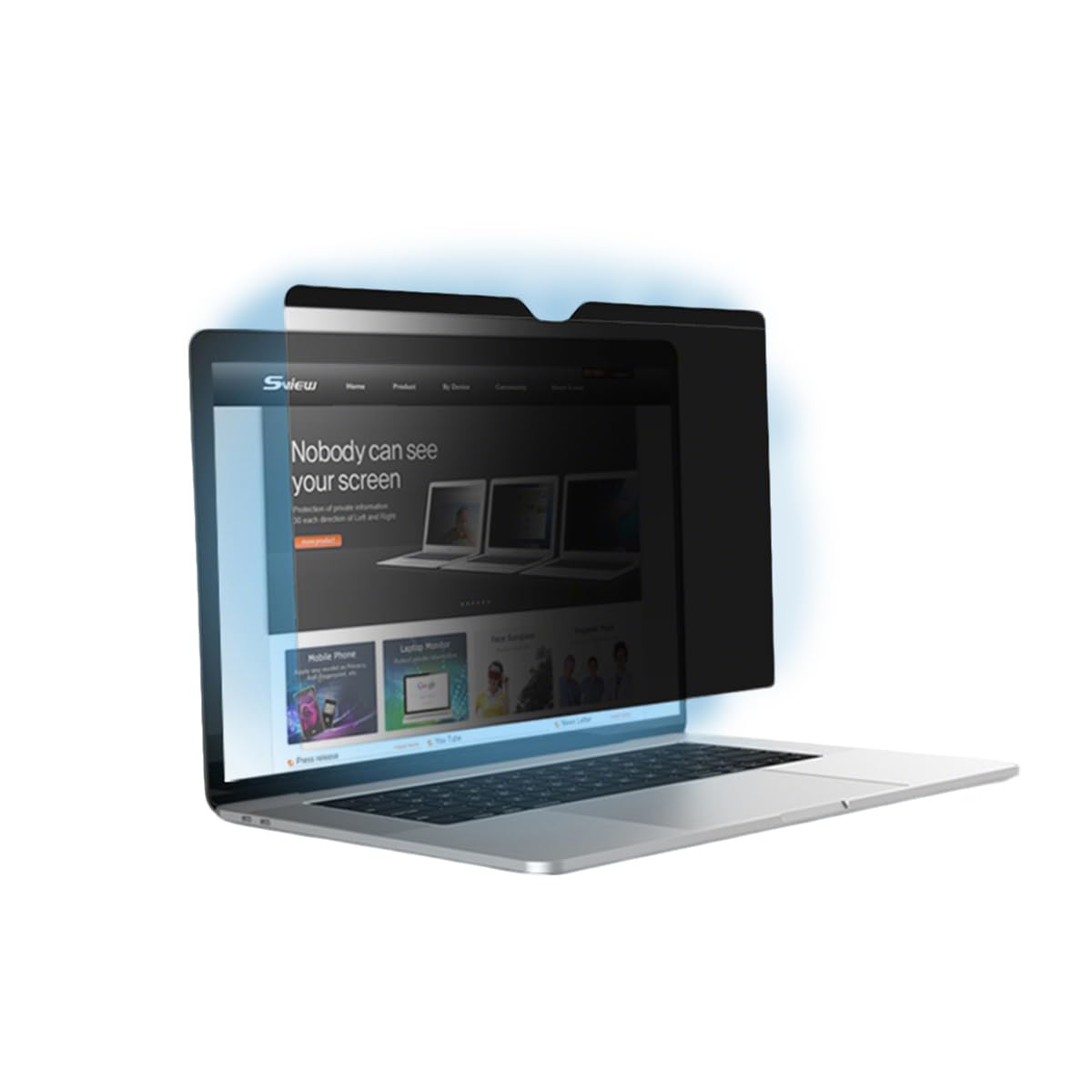 SVIEW Magnetic Privacy Screen Filter For Macbook Pro 14 inch - Pro M1/M2/M3 14" (308 x 202 mm)