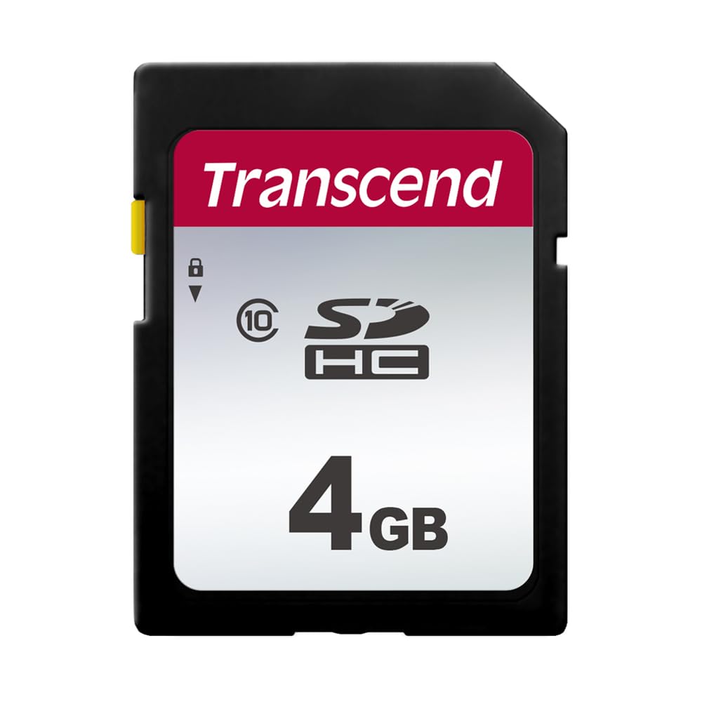 Transcend SDXC/SDHC 300S Memory Card UHS-I, 3D NAND - 4GB