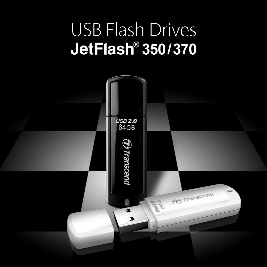 Transcend JetFlash 350 USB 2.0 Flash Drive, Type-A