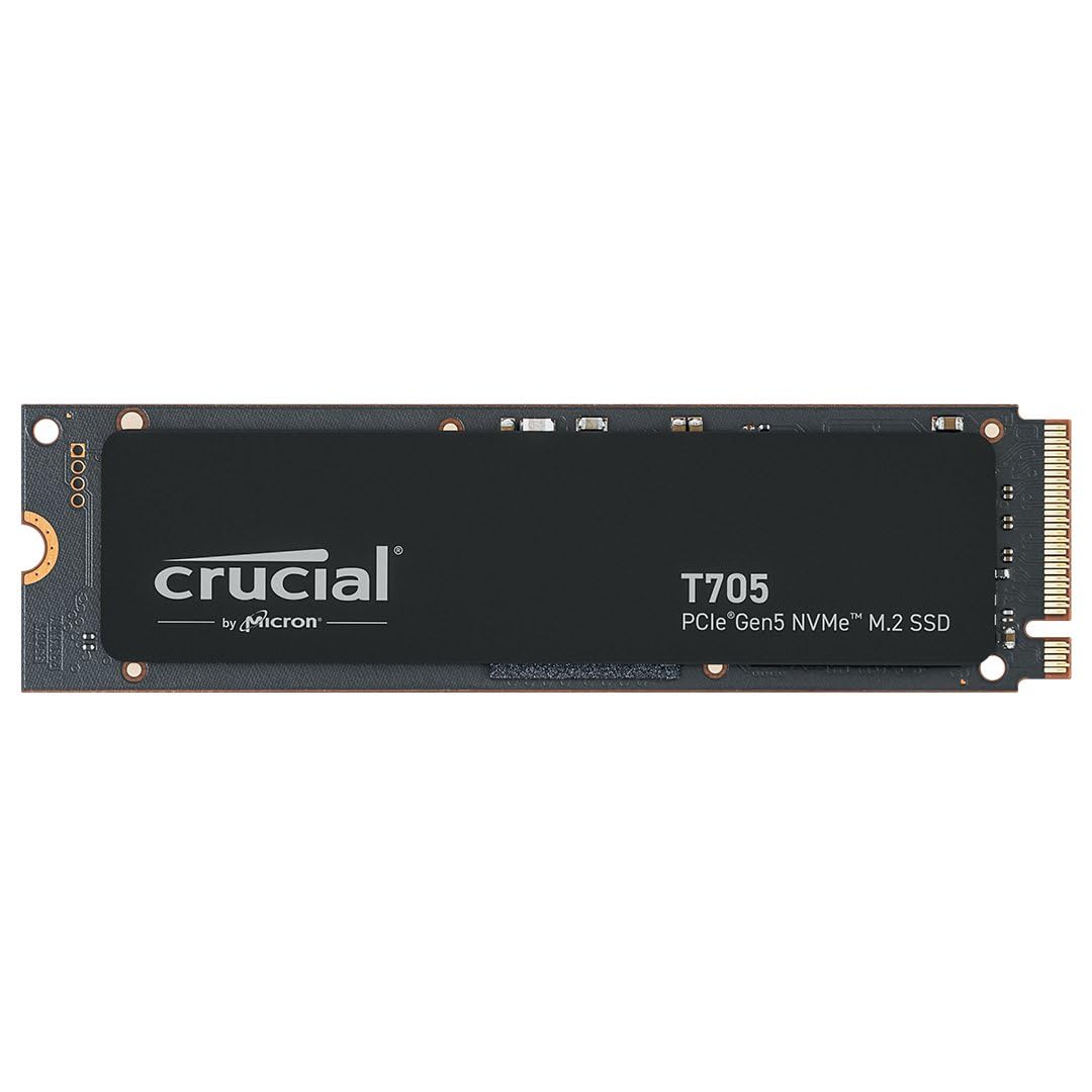 Crucial T705 PCIe Gen5 NVMe SSD - 2TB / 4TB