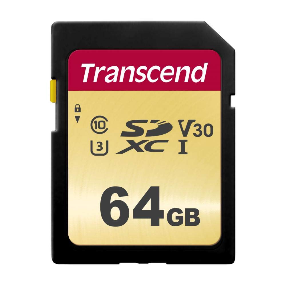 Transcend SDXC/SDHC 500S Memory Card UHS-I, MLC NAND - 32GB
