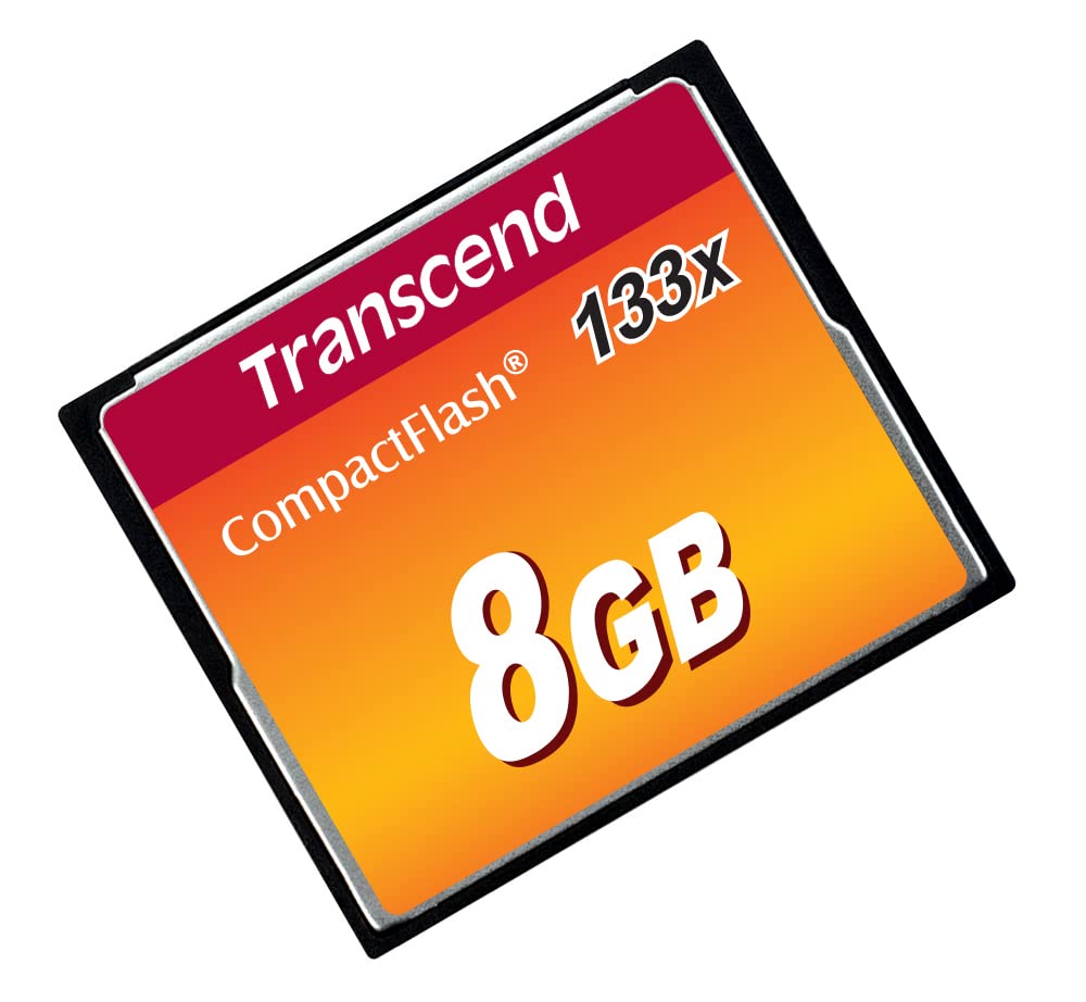 Transcend CompactFlash Memory Card 133x (TS-CF133 ) - 8GB