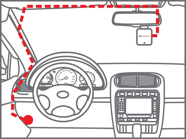 Transcend Micro-USB Hardwire Power Cable for DrivePro Dash