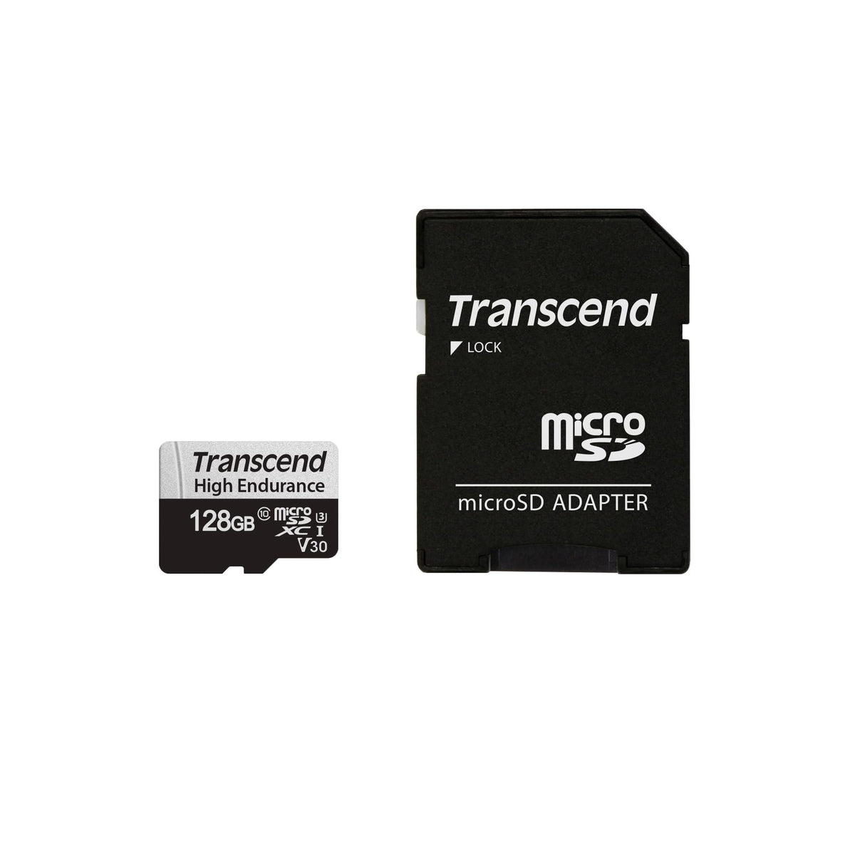 Transcend High Endurance 350V microSD Card for Dashcams and CCTV - 256GB