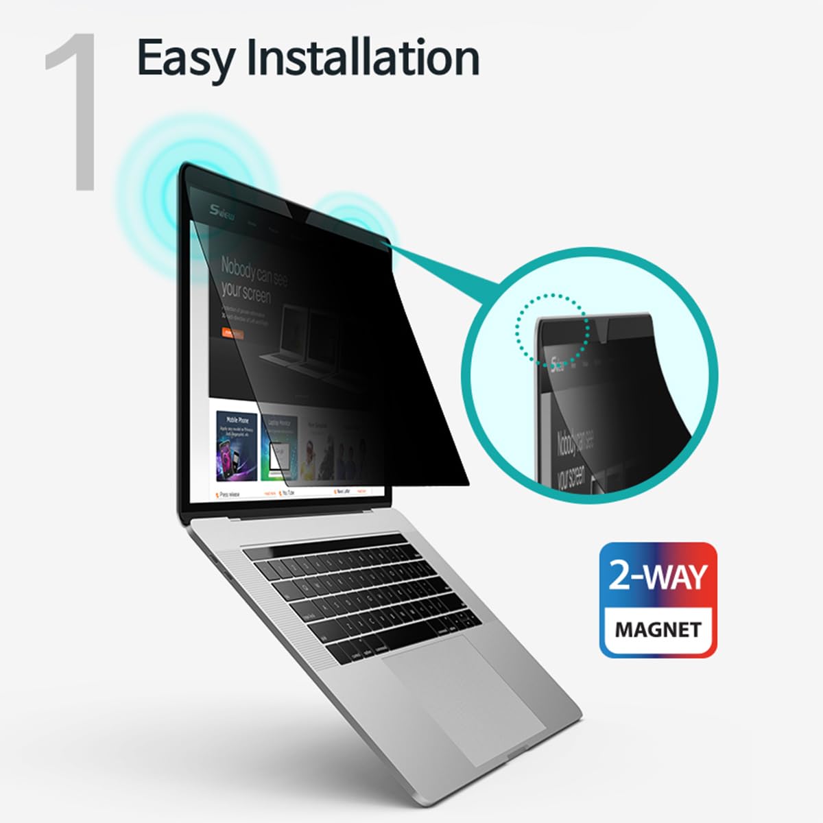 SVIEW Magnetic Privacy Screen Filter For Macbook Pro 14 inch