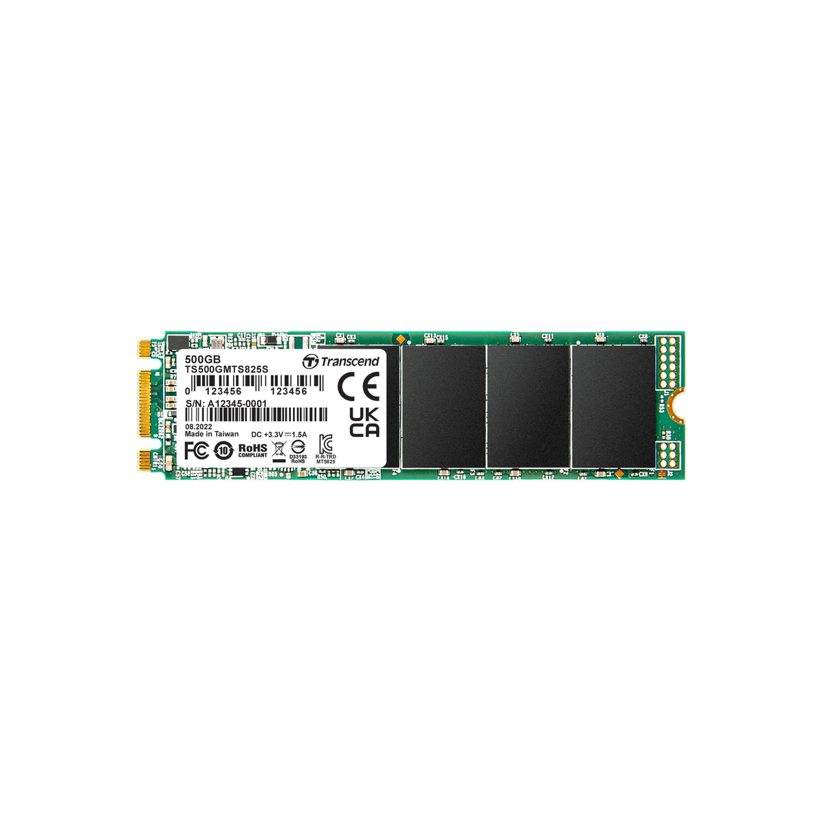 Transcend M.2 2280 SATA III SSD - 500GB