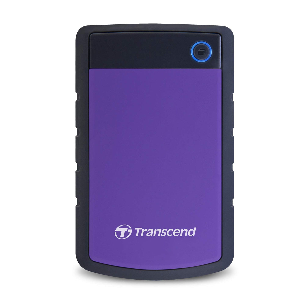 Transcend StoreJet 25H3 Rugged Portable Hard Drive, Anti-Shock - Purple / 1TB