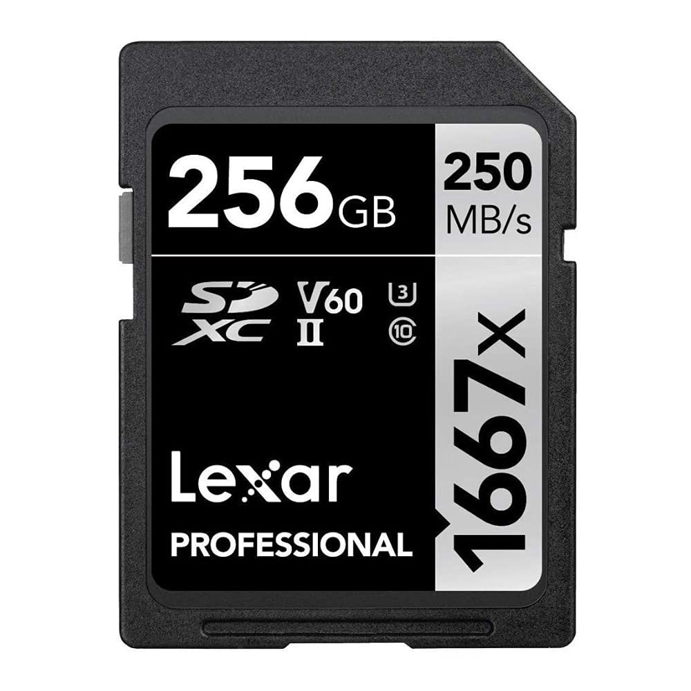 Lexar Professional 1667X SDXC Uhs-II/U3 Card (LSD-CBNA1667) - 256GB