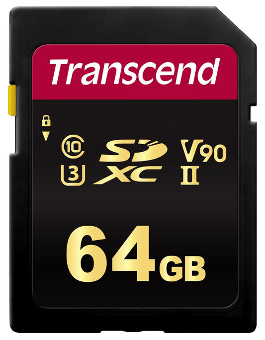 Transcend SDXC/SDHC 700S Memory Card UHS-II U3 V90 - 64GB