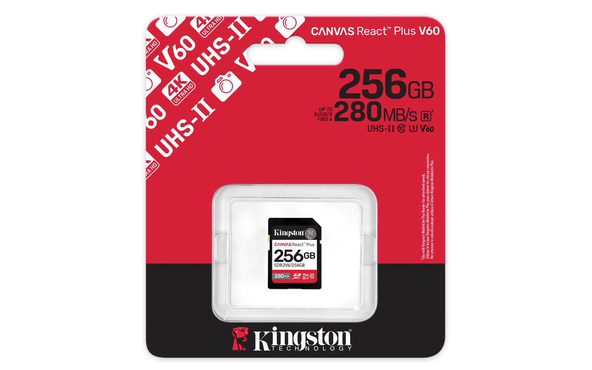 Kingston Canvas React Plus SD Card