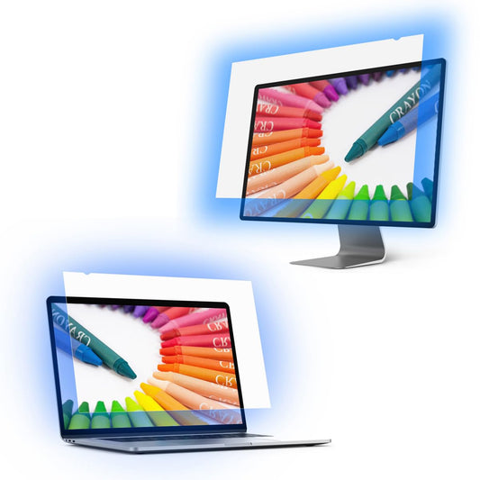 SVIEW Blue Light Blocking Screen Protector - 21.5" DIAGONAL (16:9) - 485 x 272 mm / 21.5" DIAGONAL (16:9) - 476 x 268 mm