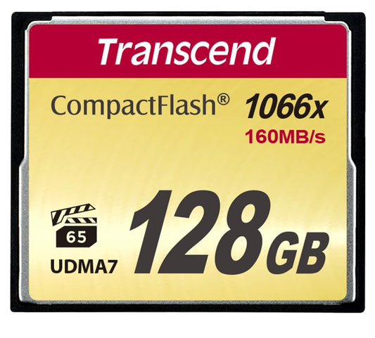 Transcend Information Compact Flash Card - 128GB