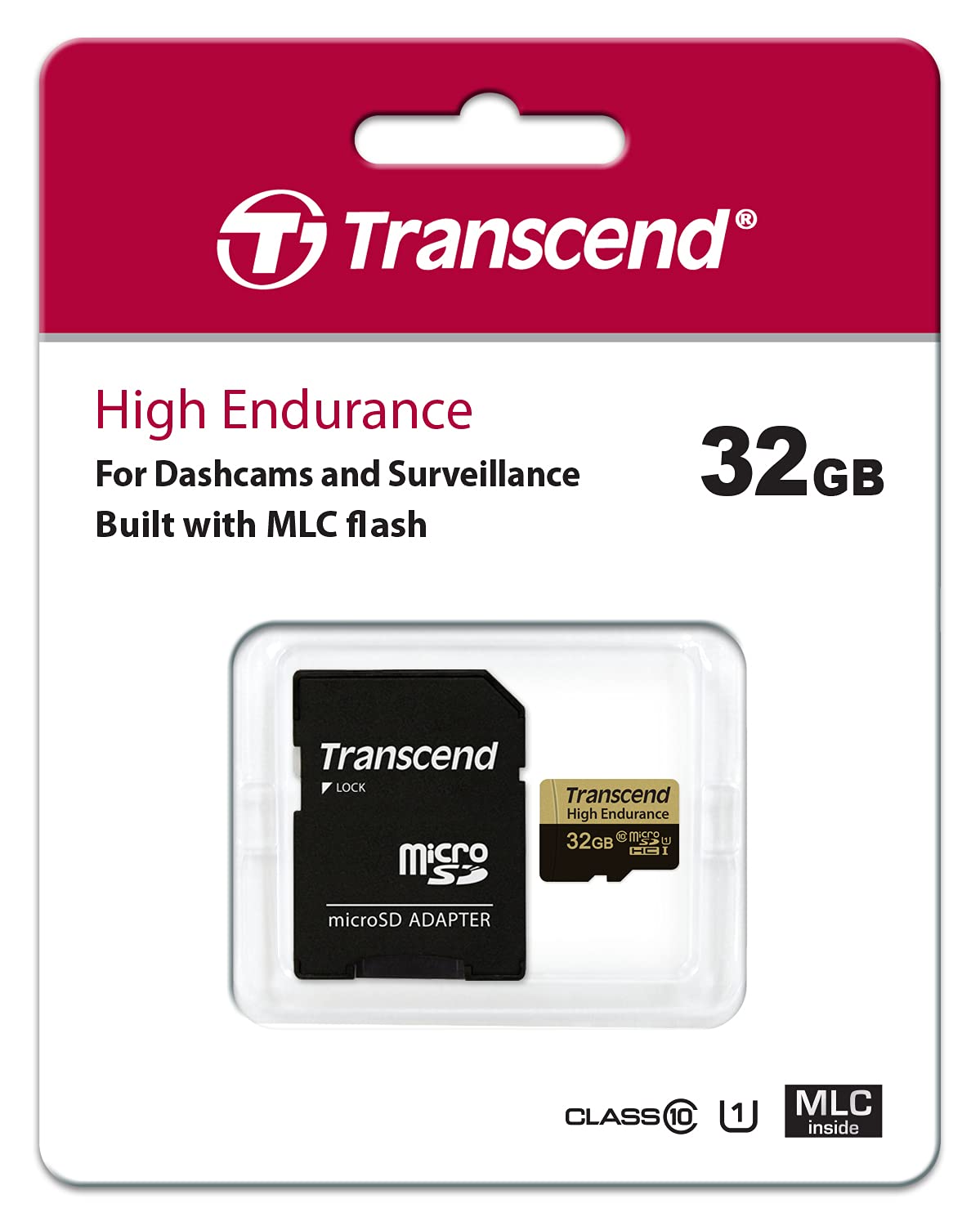 Transcend Information High Endurance microSD Card with Adapter