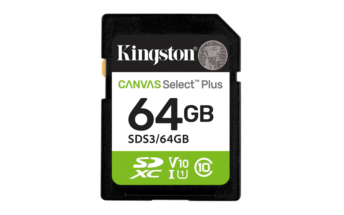 Kingston Canvas Select Plus SD Card - 64GB