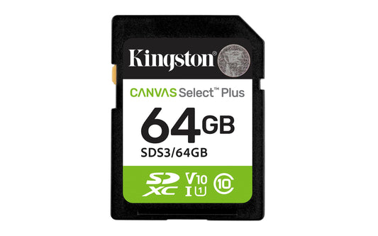 Kingston Canvas Select Plus SD Card - 64GB