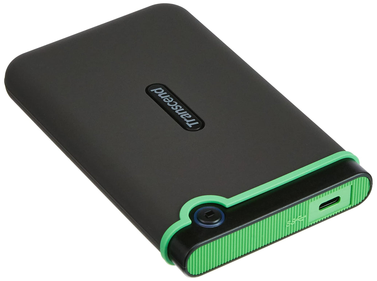 Transcend StoreJet 25M3 Rugged Portable Hard Drive, Anti-Shock