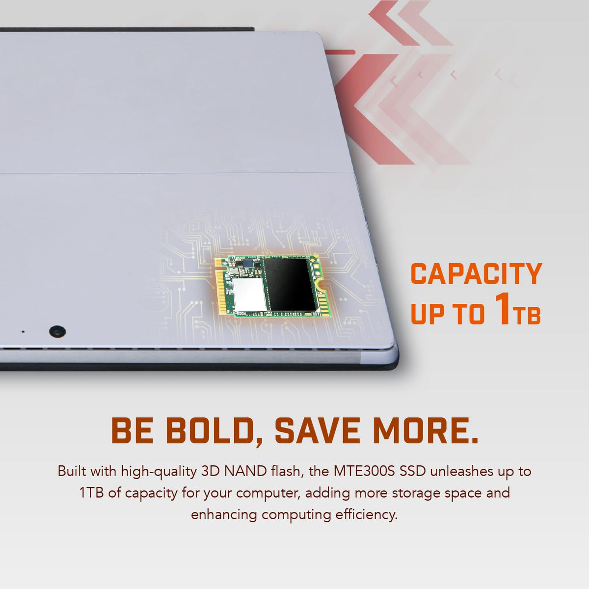 Transcend M.2 PCIe Gen3x4 2230 NVMe Internal SSD with Speeds