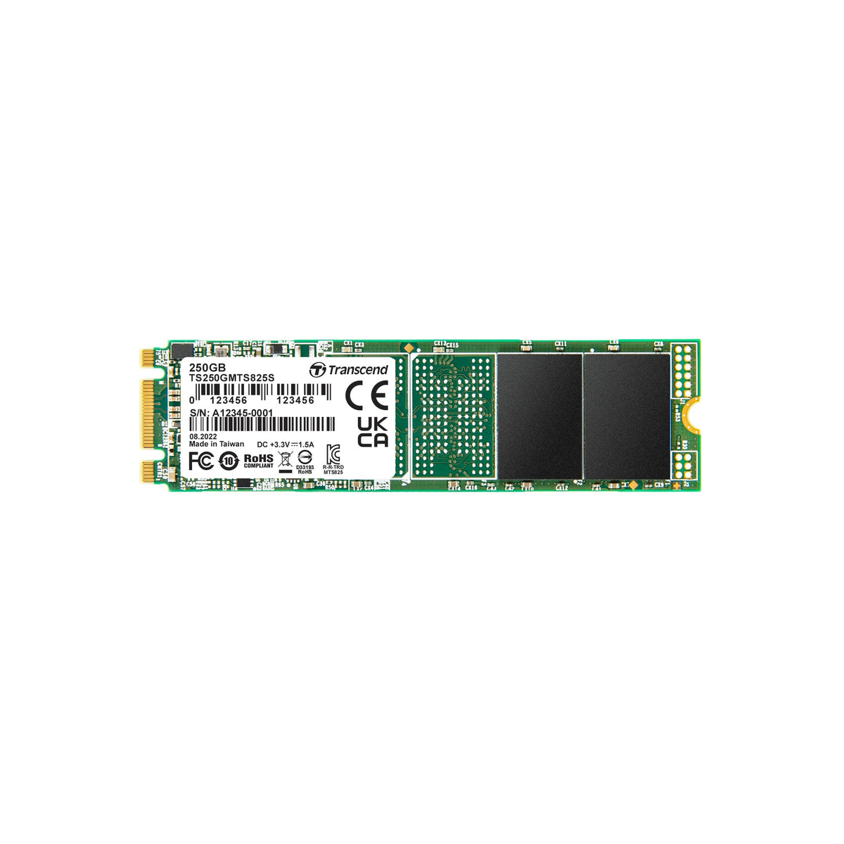 Transcend M.2 2280 SATA III SSD - 250GB