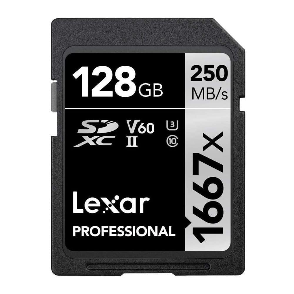 Lexar Professional 1667X SDXC Uhs-II/U3 Card (LSD-CBNA1667) - 128GB