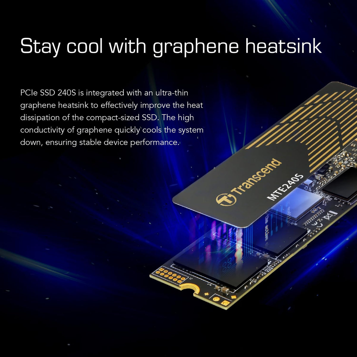Transcend NVMe PCIe Gen4 x4 M.2 SSD Solid State Drive