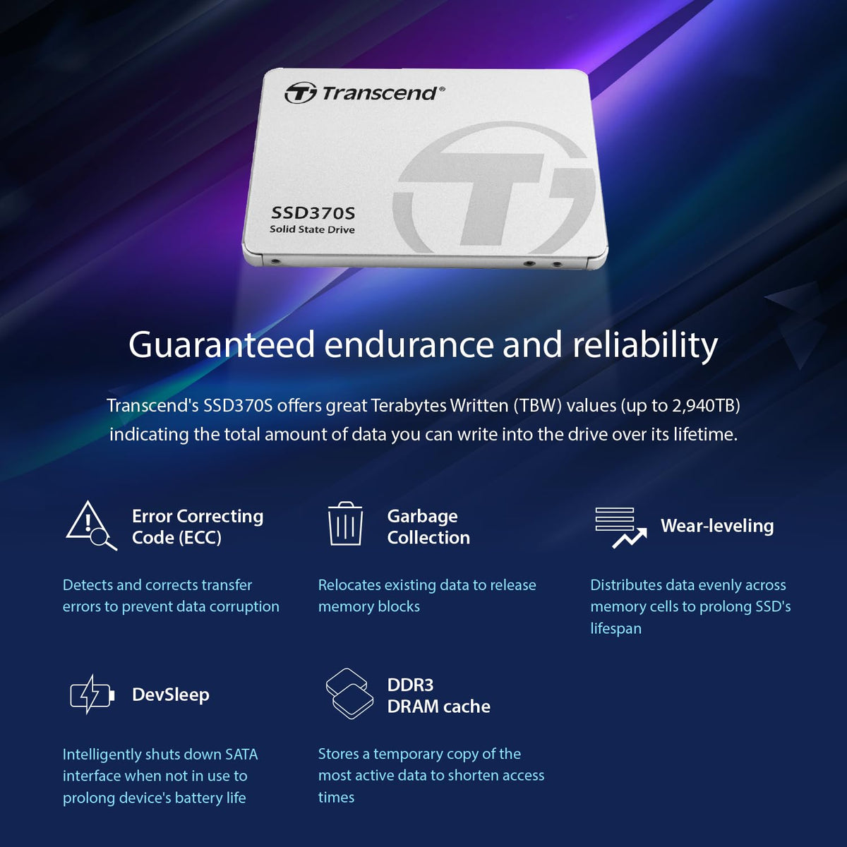 Transcend 2.5" SSD370, SATA3