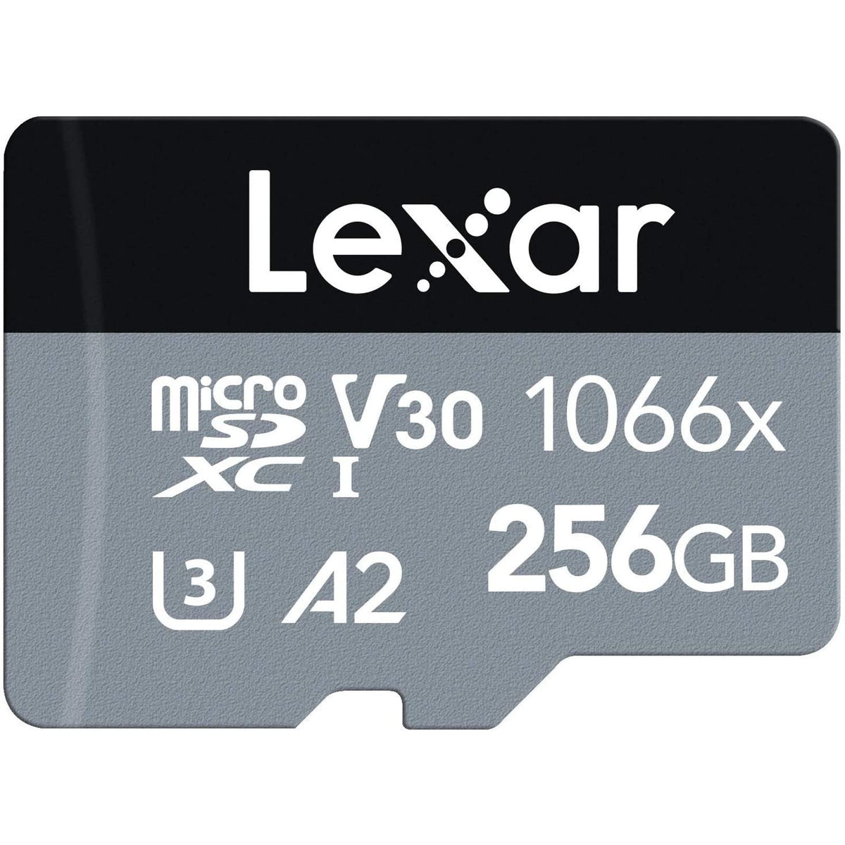 Lexar Professional 1066x microSDXC UHS-I Card w/SD Adapter Silver - 256GB