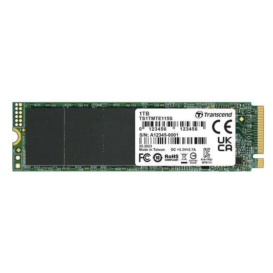 Transcend MTE115S M.2 2280 NVMe SSD - 1TB