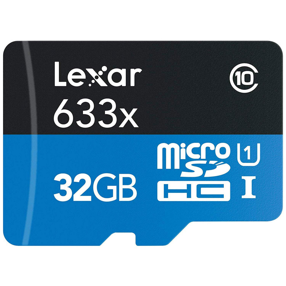 Lexar High-Performance UHS-I Class 10 A1 U1 V10 633x microSDHC Memory - 32GB