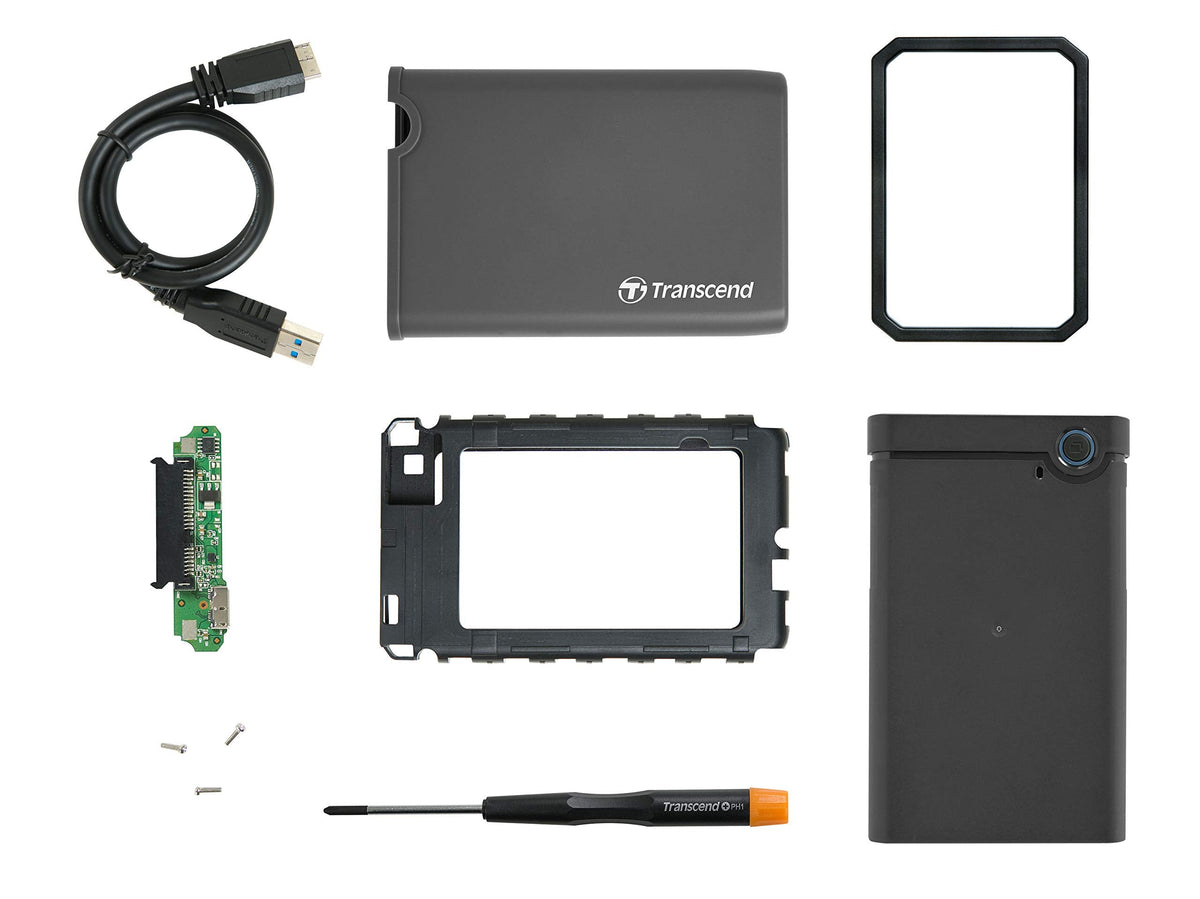 Transcend StoreJet 25CK3 2.5" Storage Enclosure for SATA SSD/HDD USB