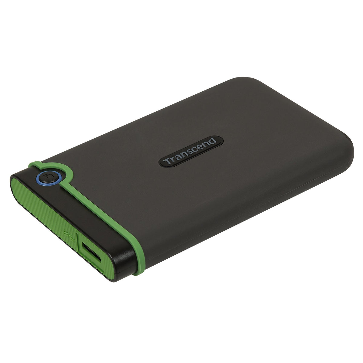 Transcend StoreJet 25M3 Rugged Portable Hard Drive, Anti-Shock - Iron Gray / 1TB, Iron Gray / 2TB